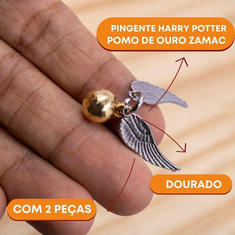 PINGENTE-HARRY-POTTER-POMO-DE-OURO-EM-ZAMAC-COM-02-PECAS---DOURADO