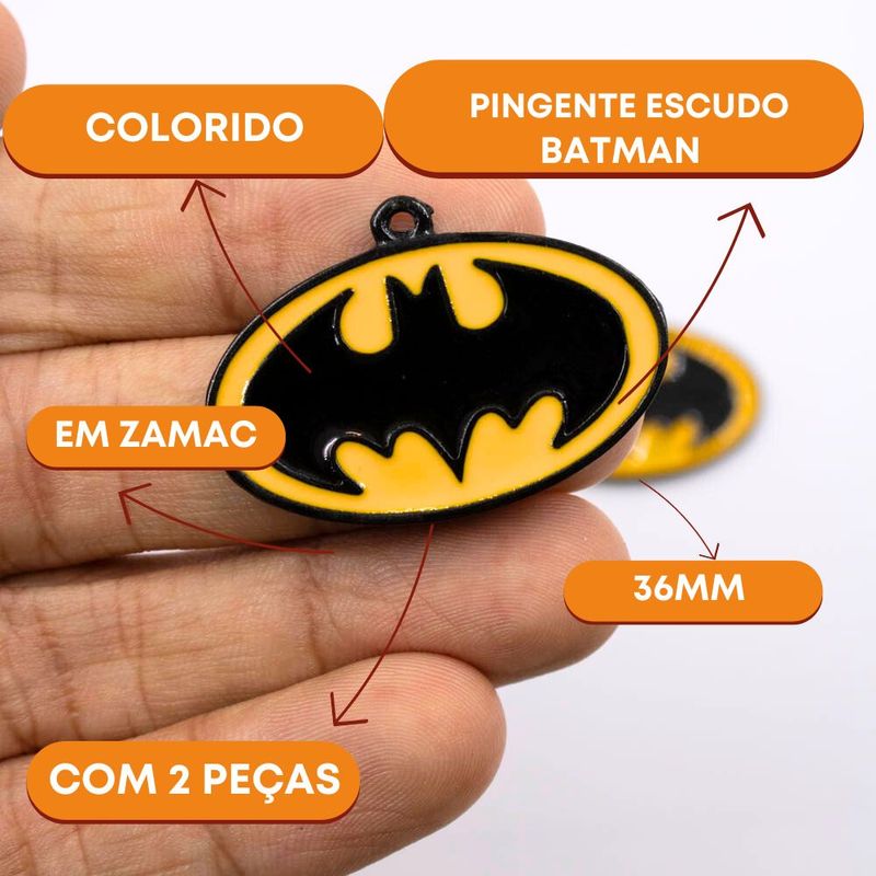 PINGENTE-ESCUDO-BATMAN-36MM-EM-ZAMAC-COM-02-PECAS---103---COLORIDO