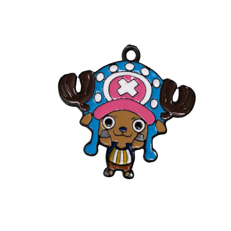 PINGENTE-CHOPPER-ONE-PIECE-45MM-EM-ZAMAC-COM-02-PECAS---103---COLORIDO