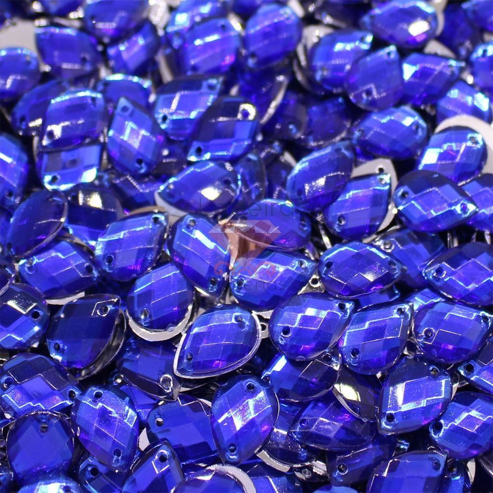 CHATON-PARA-COSTURA-GOTA-10X14MM-EM-ACRILICO-COM-500GR-007CH---AZUL-BIC