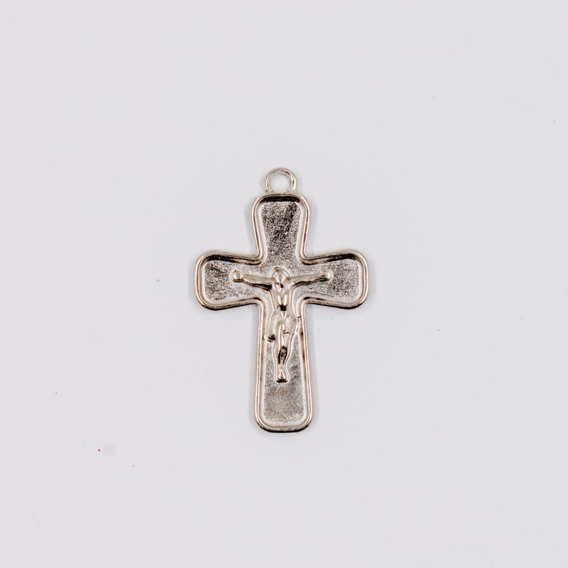 PINGENTE-CRUCIFIXO-LISO-42X28MM-EM-ZAMAC-O-KG---NIQUEL