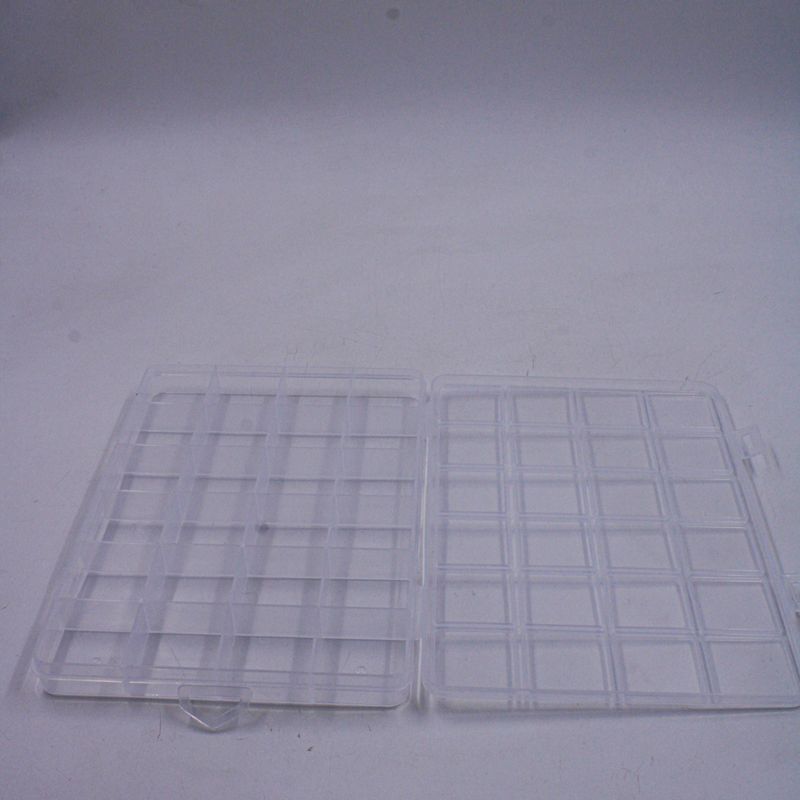 CAIXA-RETANGULAR-COM-DIVISORIA-13X19CM-FINA-EM-PLASTICO-UNIDADE---CRISTAL-TRANSPARENTE