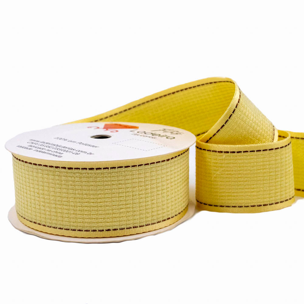 FITA-PESPONTADA-MESCLADA-EM-POLIESTER-38MM-COM-9-METROS-QS-013---AMARELO-BEBE