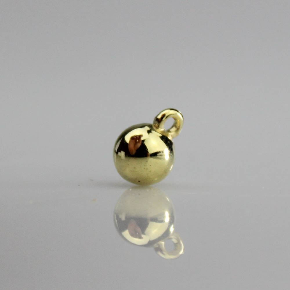 PINGENTE-BOLA-LISA-08MM-EM-ABS-COM-500GR-073---DOURADO-073