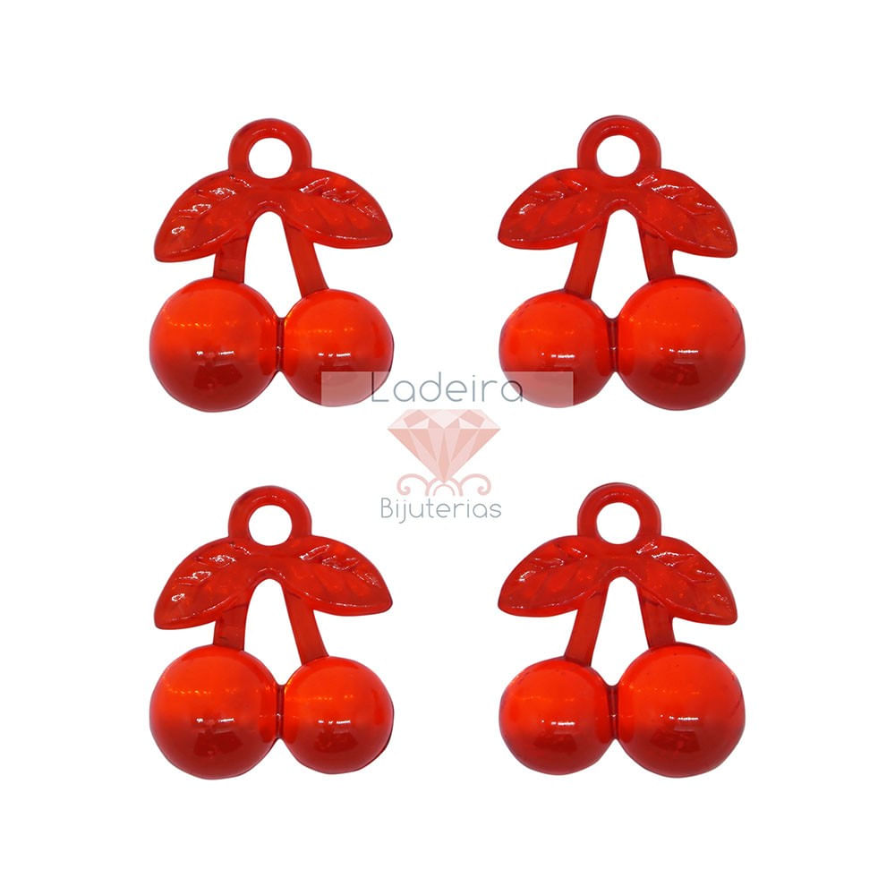 PINGENTE-CEREJA-26X21MM-EM-ACRILICO-COM-500G-026---VERMELHO-026