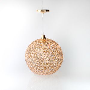 LUSTRE REDONDO COM 1 PENDENTE 30CM EM FERRO E ACRILICO UNIDADE