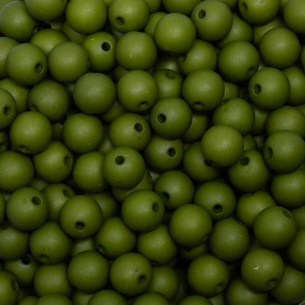 BOLA-FOSCA-PASSANTE-10MM-EM-PLASTICO-COM-500GR-SB228---VERDE-MILITAR-228