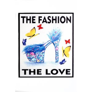 ESTAMPA ROUPAS THE FASHION THE LOVE 22X26 PCTE C/ 50 PÇS