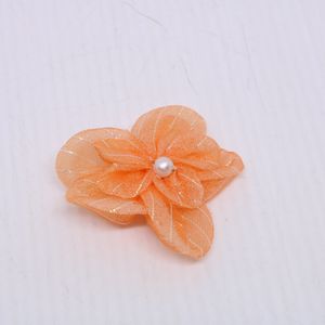 FLOR DE PÉROLA DE TECIDO 4CM 100PCS