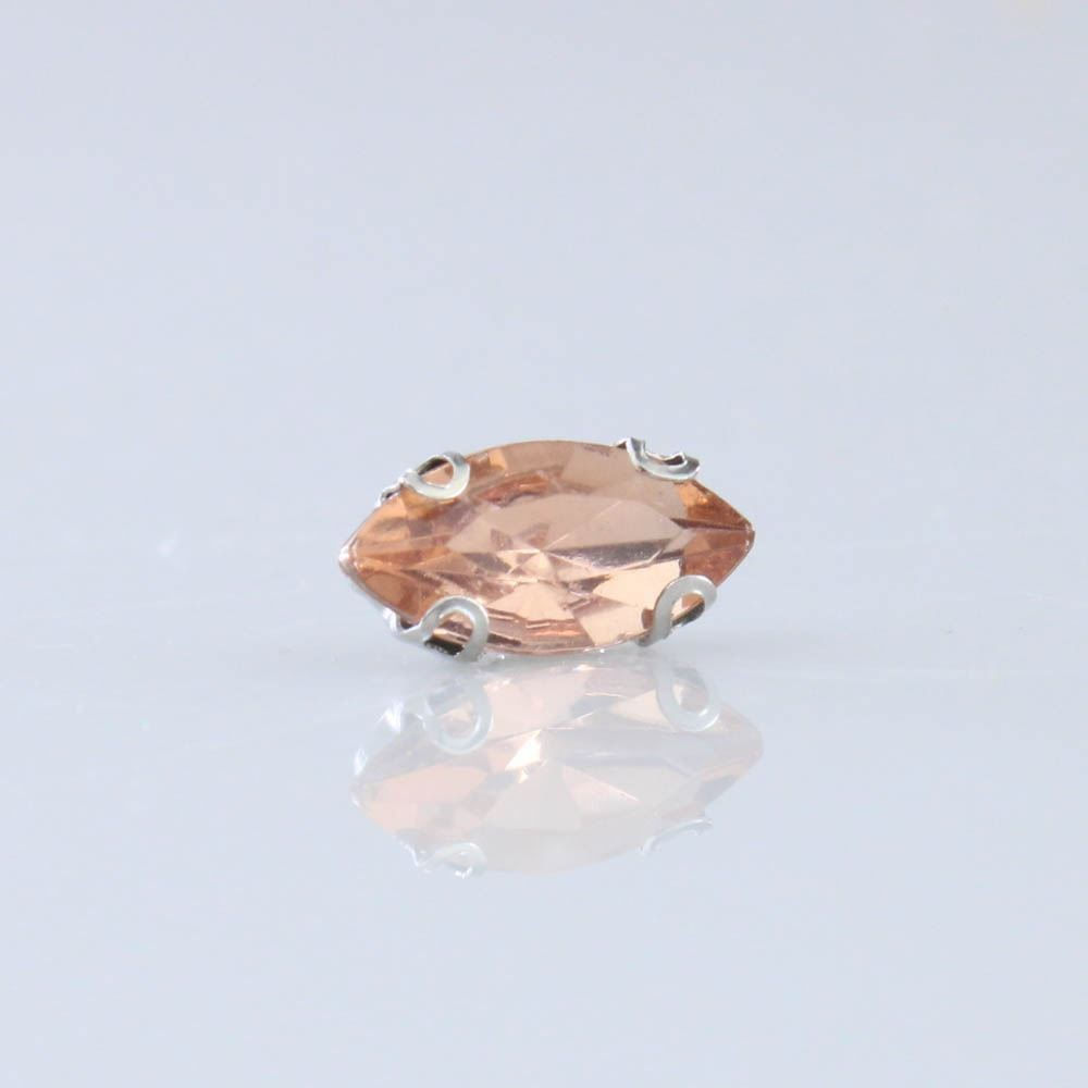 STRASS-ENGRAMPADO-NAVETE-6X12MM-EM-ACRILICO-COM-2000-PECAS-253D---PESSEGO-TRANSPARENTE