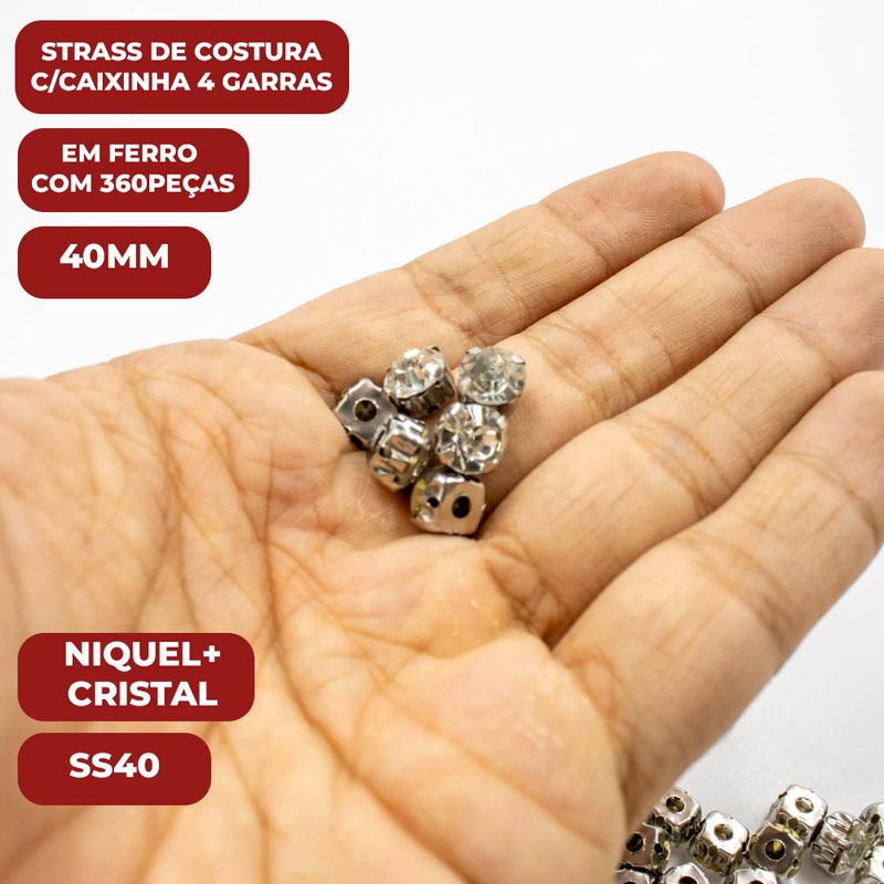 STRASS-DE-COSTURA-C-CAIXINHA-4-GARRAS-SS40-EM-INOX-COM-360-PECAS-533---NIQUEL---CRISTAL-101