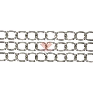 CORRENTE DE FERRO CARTIER TORCIDA 9X7MM 10MTS