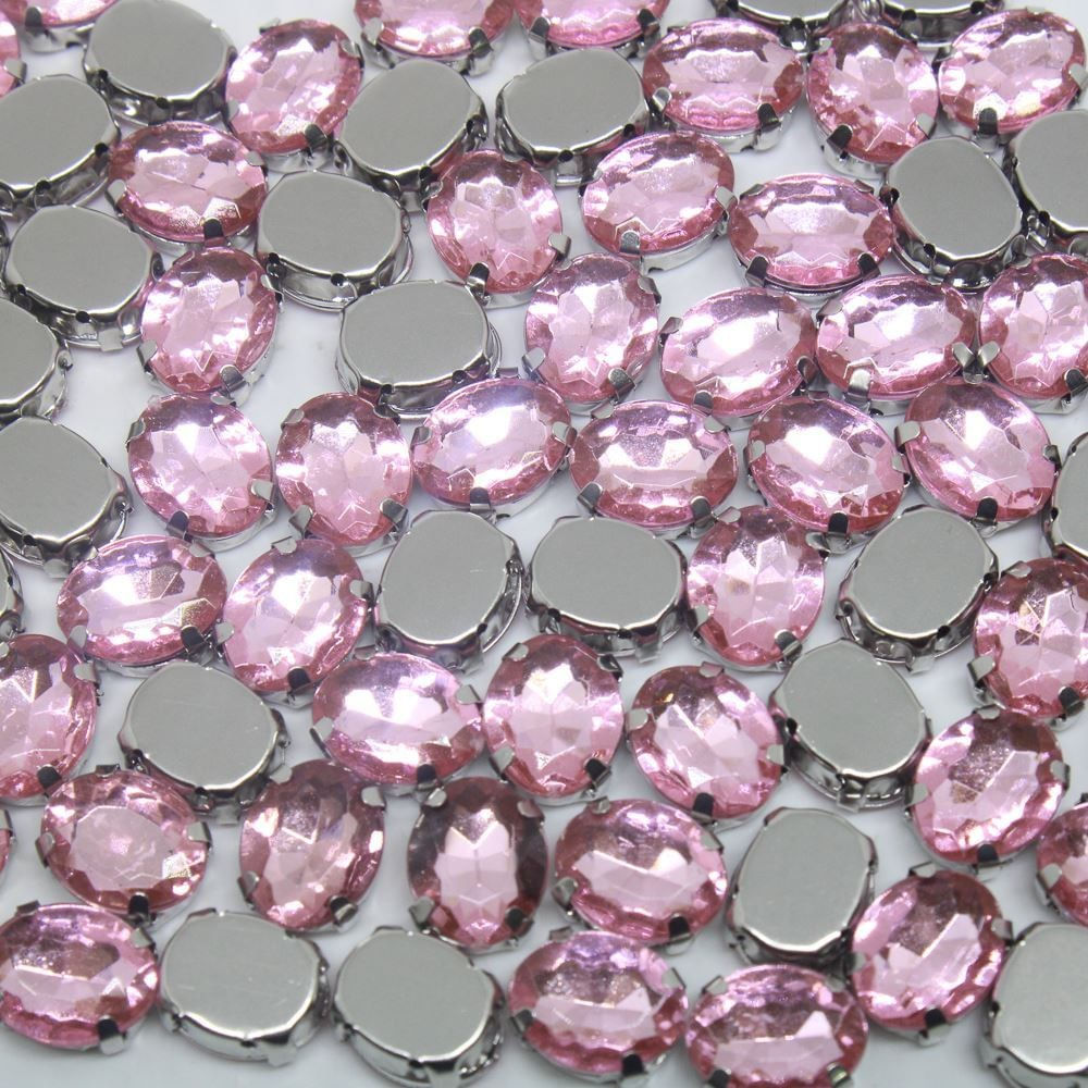 CHATON-ENGRAMPADO-NIQUEL-OVAL-8X10MM-EM-ACRILICO-COM-250-PECAS-134KR---ROSE-CLARO-134