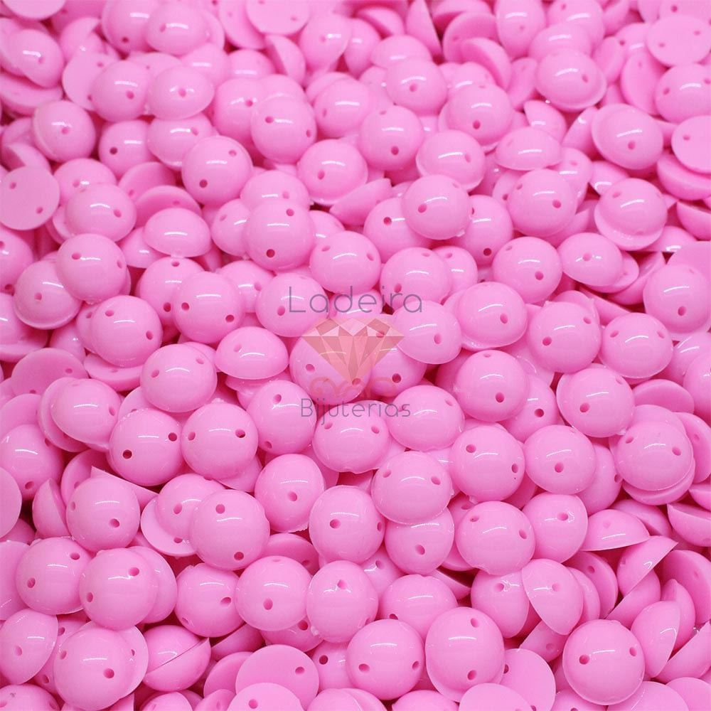 CHATON--PARA-COSTURA-MEIA-BOLA-10MM-EM-PLASTICO-COM-500G-C-02---ROSA