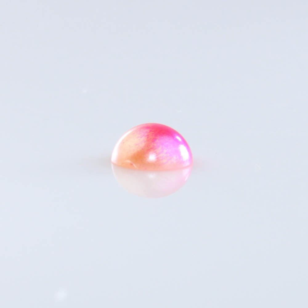 MEIA-PEROLA-PARA-COLAGEM-MESCLADA-10MM-EM-ABS-COM-250GR-504P---PINK-LARANJA-504