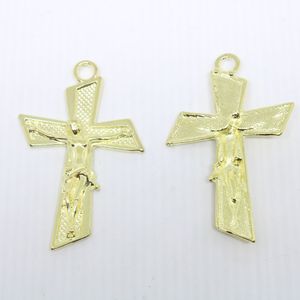 PINGENTE CRUZ COM CRISTO 40X63MM EM FUNDIÇAO COM 50GR