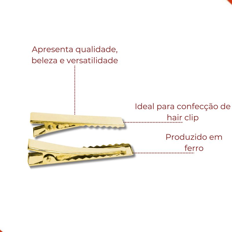 BICO-DE-PATO-RETANGULAR-32MM-EM-FERRO-COM-1000-PECAS-073---DOURADO-073