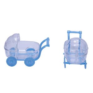 CARRINHO DE BEBE PORTA DOCE 80MM EM ACRILICO COM 12 UNIDADES