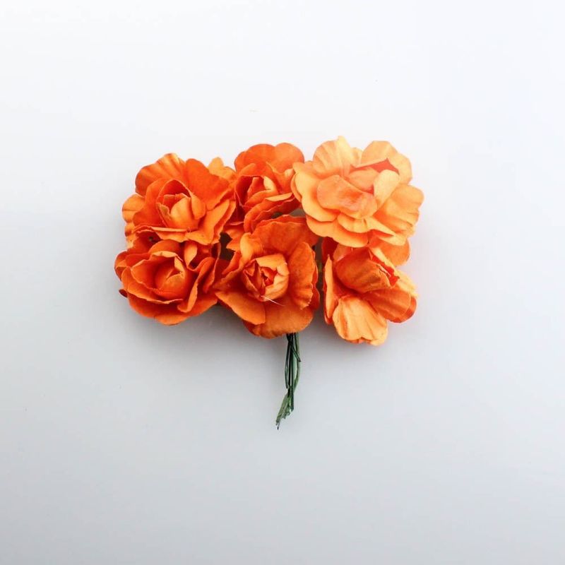 FLOR-DE-PAPEL-28MM-COM-144-PECAS-208---LARANJA-Z8