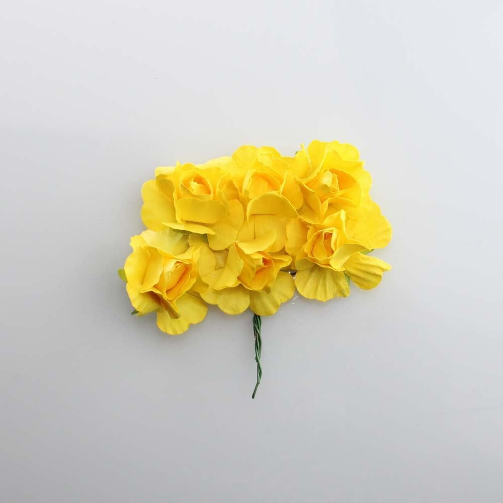 FLOR-DE-PAPEL-28MM-COM-144-PECAS-203---AMARELO-Z3