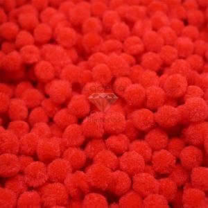 POMPOM DE BOLINHA 10MM EM POLIESTER COM 1000 PEÇAS