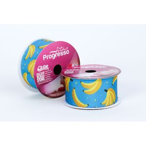 FITA DE GORGURAO BANANA PROGRESSO 38MM COM 10 METROS