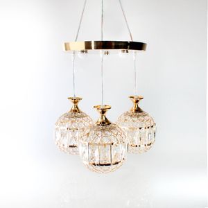 LUSTRE GLOBO COM 3 PENDENDO 35X28CM EM FERRO UNIDADE