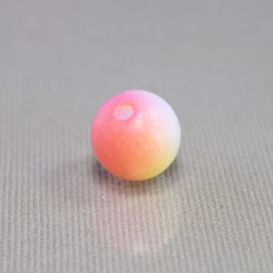 BOLA TIE DYE PASSANTE 10MM EM PLASTICO COM 500GR