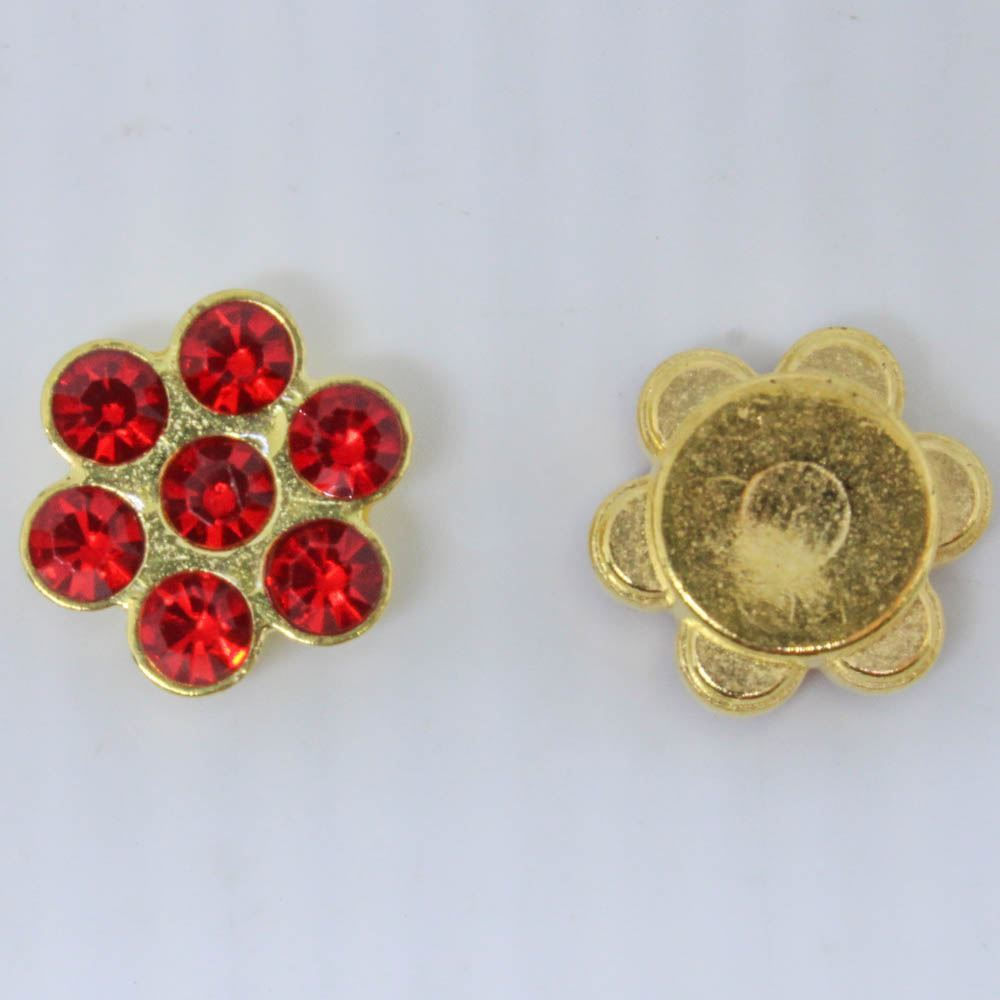 FLOR-COM-STRASS-10MM-EM-ABS-E-VIDRO-COM-250-PECAS-201---VERMELHO-Z1