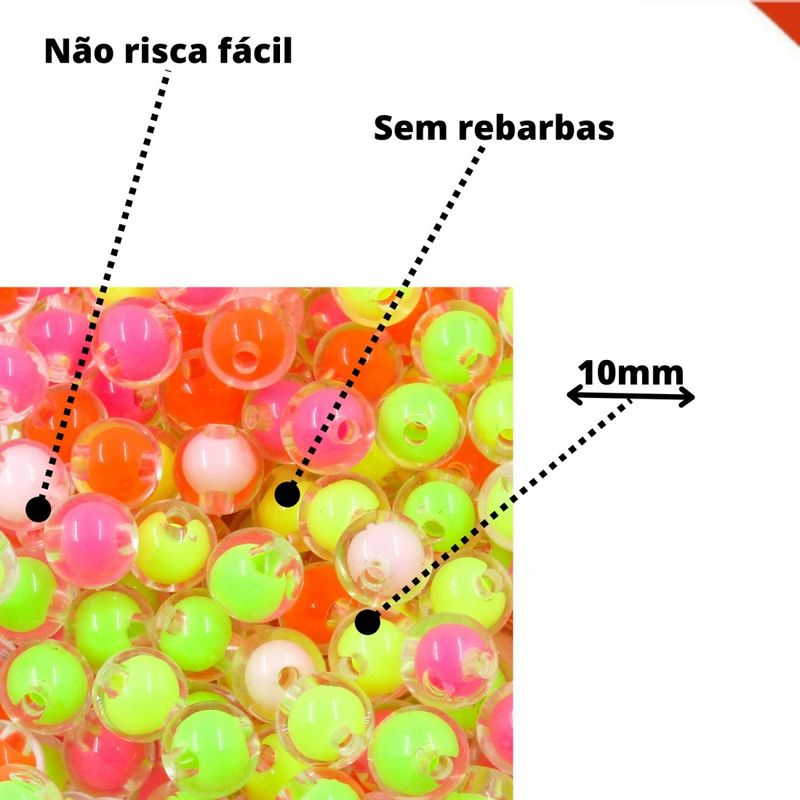 BOLA-TRANSLUCIDA-COM-MIOLO-PASSANTE-10MM-EM-ACRILICO-COM-250GR---528---COLORIDO-NEON