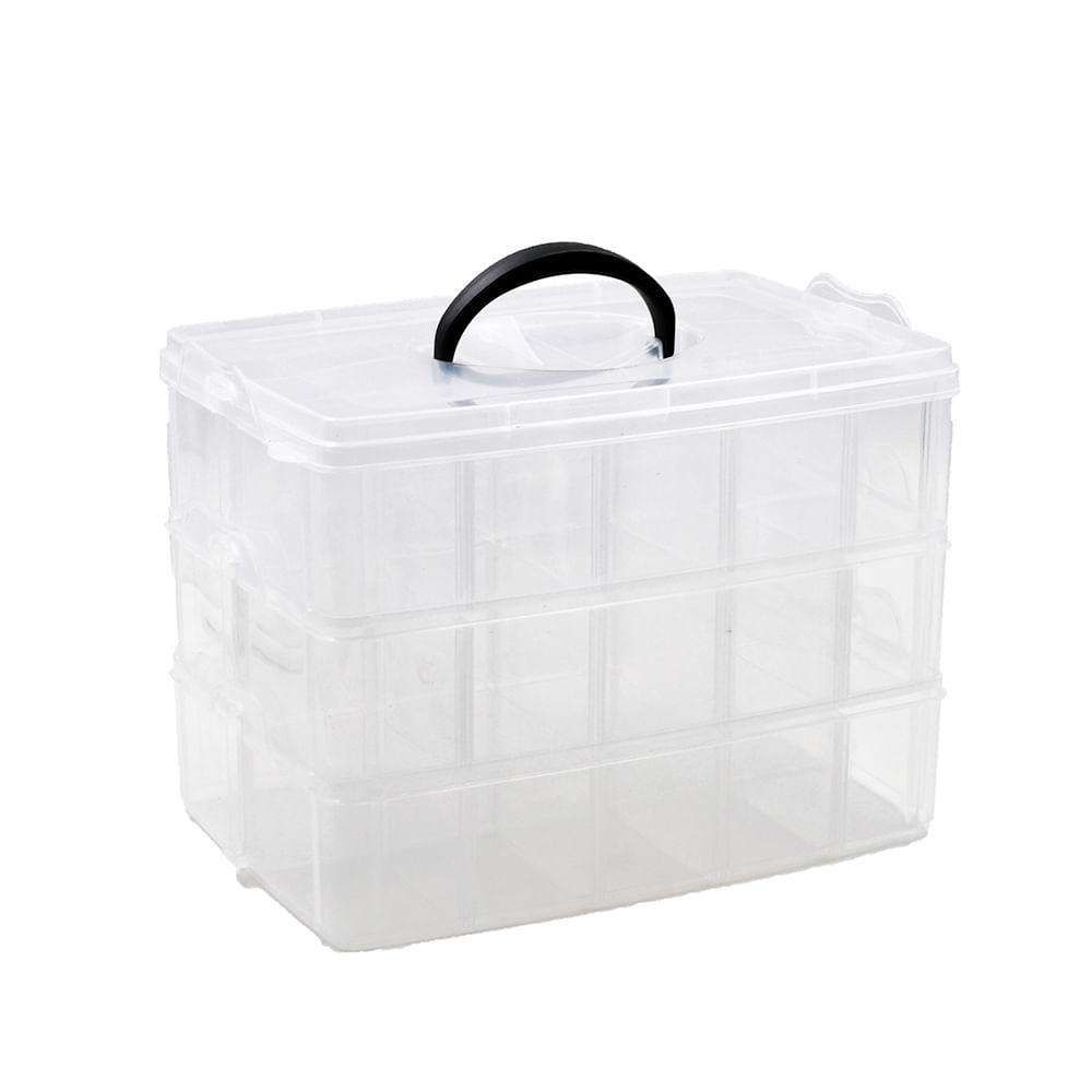 CAIXA-ORGANIZADORA-RETANGULAR-26X16CM-EM-PLASTICO-UNIDADE---209---BRANCO-209