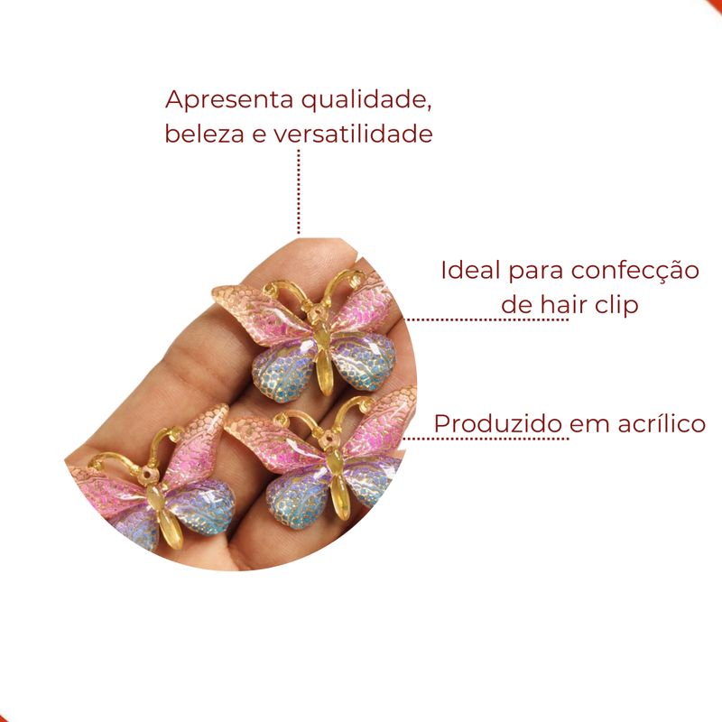 APLIQUE-BORBOLETA-22X38MM-EM-ACRILICO-COM-20-PECAS---152KR---ROSA-LILAS