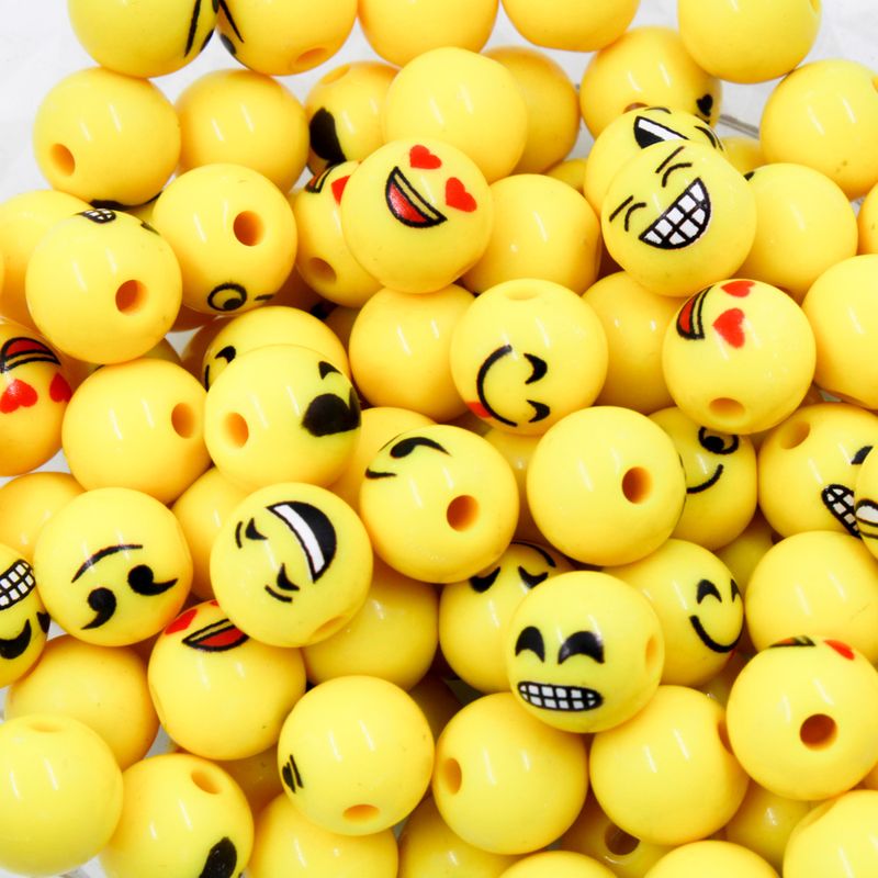 BOLA-EMOJI-12MM-EM-PLASTICO-COM-100-PECAS---203---AMARELO-Z3