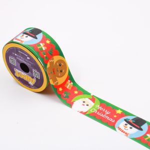 FITA GORGURAO MERRY CHRISTMAS 40MM EM POLIESTER COM 10 METROS