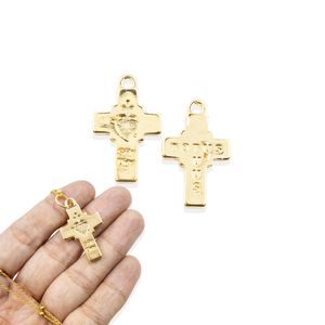 PINGENTE CATAFORETICO CRUZ SOLO DIOS 35X22MM EM ZAMAC COM 06 PEÇAS