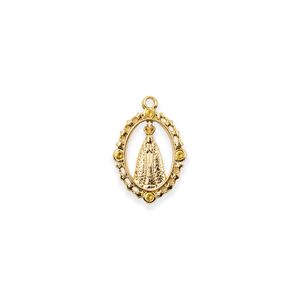 PINGENTE CATAFORETICO NOSSA SENHORA 30X20MM EM ZAMAC COM 12 PEÇAS