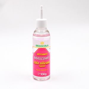 COLA DE SILICONE LIQUIDO BRASCOART COM 100G