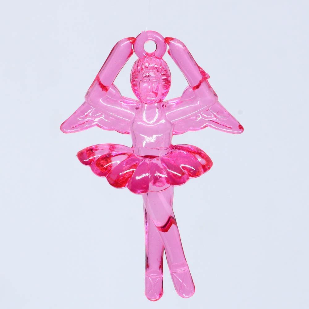 PINGENTE-BAILARINA-58X38MM-EM-ACRILICO-COM-500GR-230---PINK-Z30