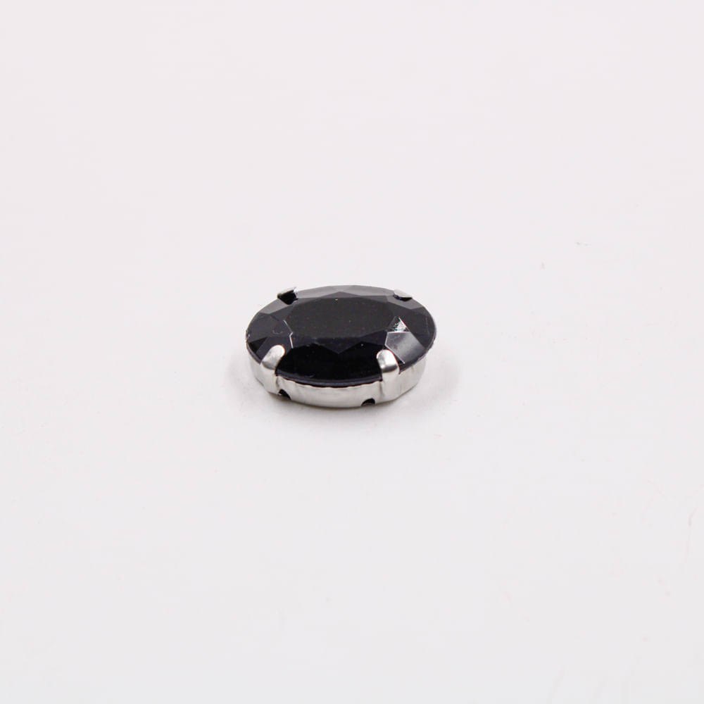 CHATON-ENGRAMPADO-OVAL-13X18MM-EM-METAL-E-ACRILICO-COM-250-PECAS---072---PRETO