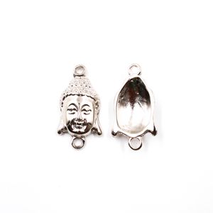 PINGENTE MÁSCARA HINDU BUDA 33X18MM EM ZAMAC COM 100GR