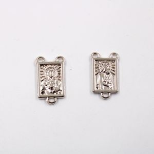 PINGENTE NOSSA SENHORA E JESUS CRISTO 23X13MM EM ZAMAC COM 100GR