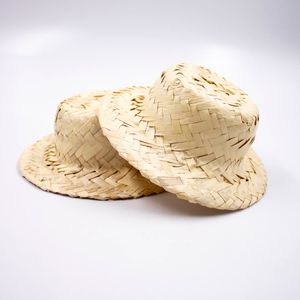 CHAPEU DE PALHA BONECA 12X4,5CM TRADICIONAL COM 25 UNIDADES