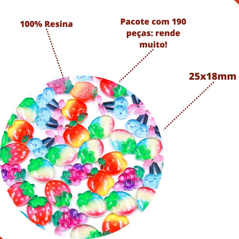 APLIQUE-FRUTAS-25X18MM-EM-RESINA-COM-200-PECAS---103---COLORIDO-103