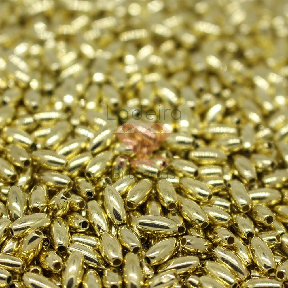 ARROZ-LISO-PASSANTE-4X8MM-EM-ABS-COM-50GR---DOURADO