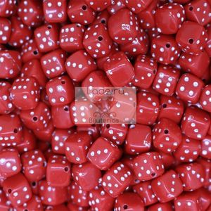 DADO STRASS 08MM EM PLASTICO COM 50GR