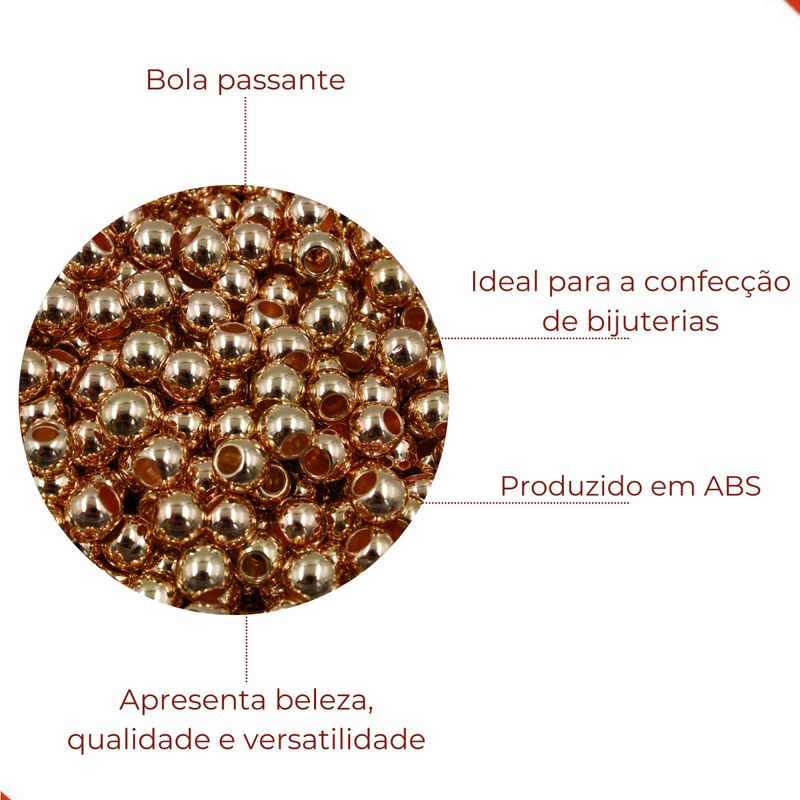 BOLA-LISA-VAZADA-08MM-EM-ABS-COM-250GR---DOURADO