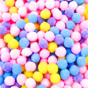 POMPOM BOLINHA 20MM EM POLIESTER COM 10 PEÇAS