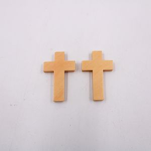 CRUZ PASSANTE DE MADEIRA 2.5X4CM COM 100 PEÇAS