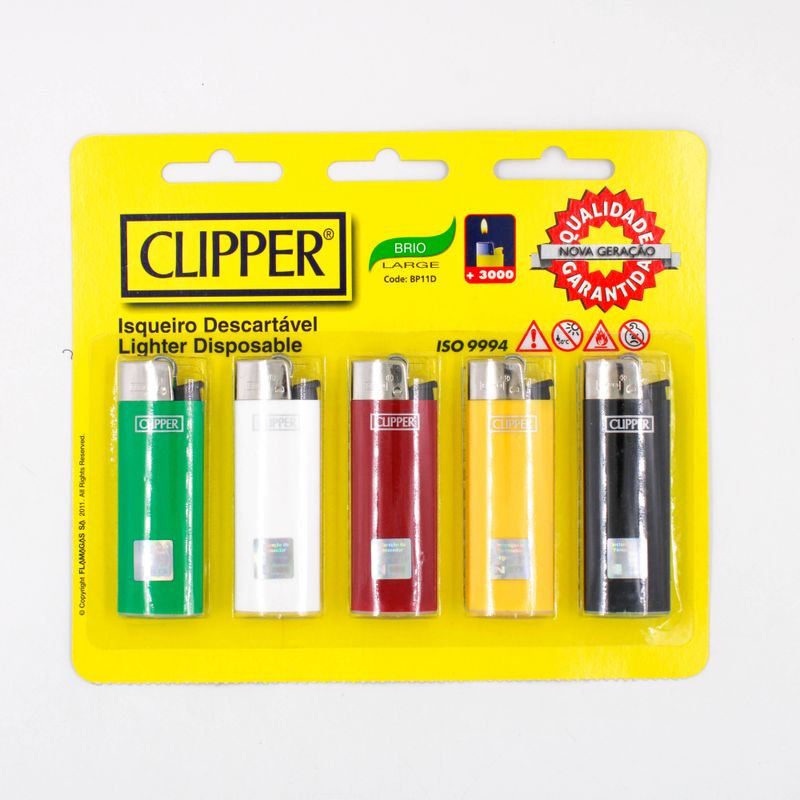 CARTELA-ISQUEIRO-CLIPPER-BP11D-BRIO-LARGE-C--10UN---UNICA