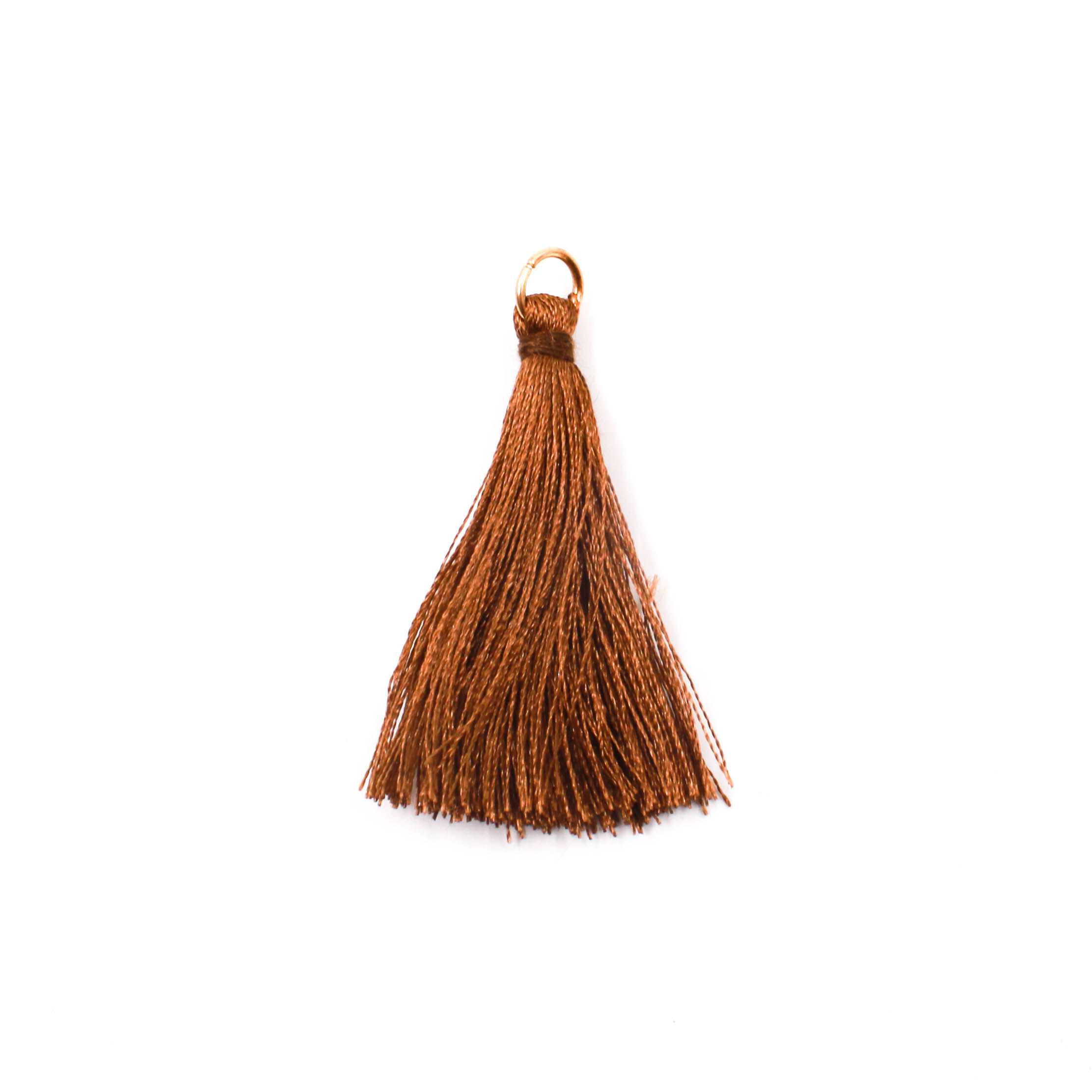 PINGENTE-POMPOM-TASSEL-COM-ARGOLA-40MM-COM-10-PECAS-243---MARROM-Z43